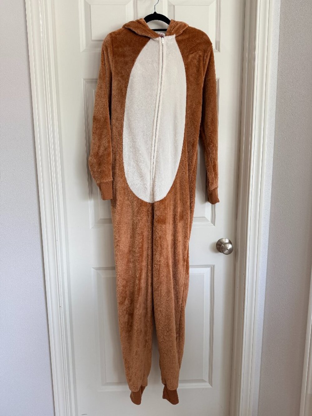 North Pole Trading Co. Fleece Long Sleeve Hooded One Piece Pajama - Size XS
